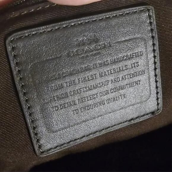 Coach Brown Exotic Snakeskin Triple Compartment Large Phoebe Shoulder Bag - Picture 10 of 10